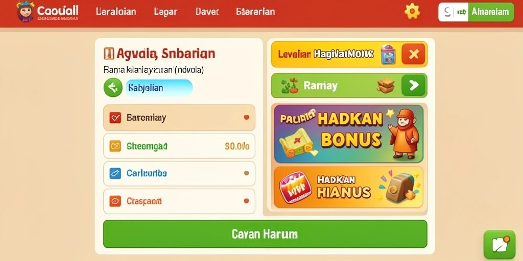 Tampilan antarmuka yang menarik dan mudah digunakan.